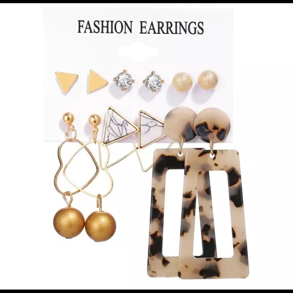 ‎💙💙BOHO EARRINGS 6 pair